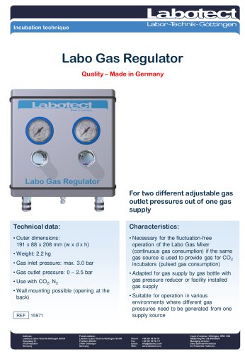 Labo Gas Regulator