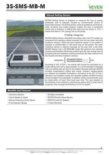 Manual Soiling Sensor (3S-SMS-MB-M)