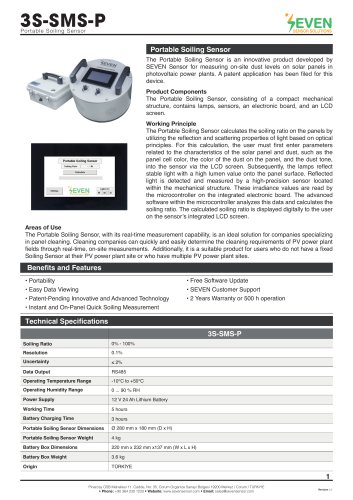 Portable Soiling Sensor (3S-SMS-P)