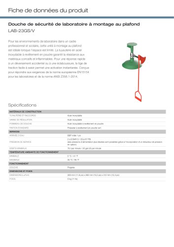 LAB-23GS/V Product Datasheet