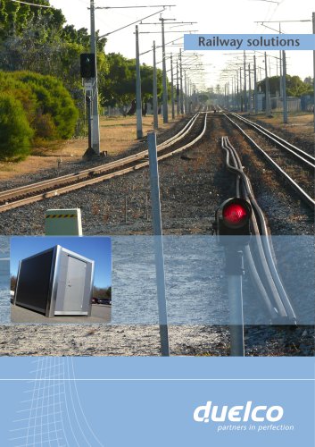 Duelco brochure Railway housing solutions.