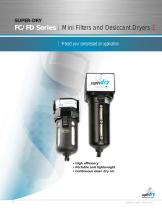 FC/FD series Mini filters and desiccant dryers