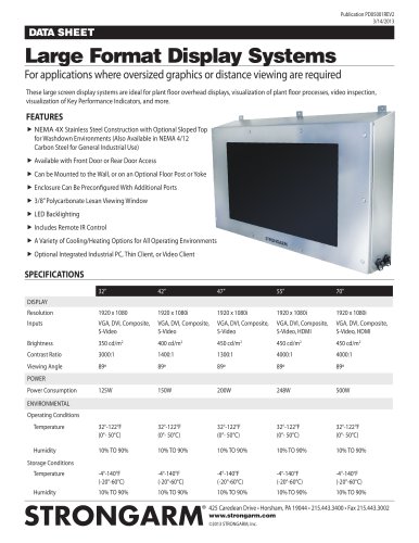 Large Format Display Systems