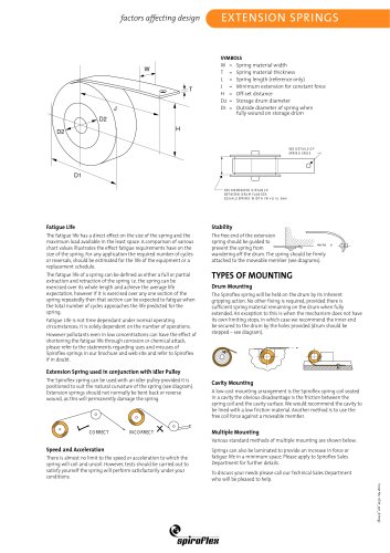 EXTENSION SPRINGS