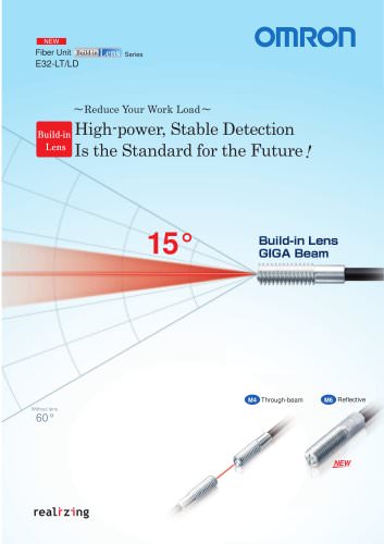 E32-LT11 / LT11R Fiber Unit Build-in Lens Series