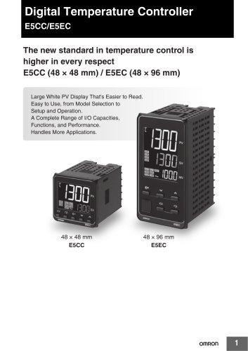 E5CC Digital Temperature Controller