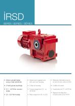 Réducteur à roue et vis sans fin hélicoïdaux - IRSD - 7