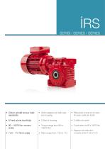 Réducteur à roue et vis sans fin - IRS - 6