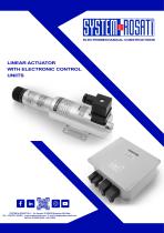 Catalogue linear actuator with electronic control units