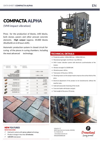 Compacta ALPHA press