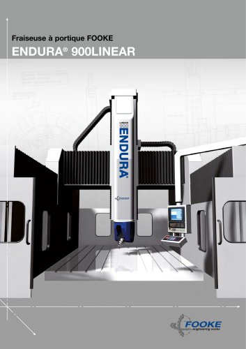 Fraiseuse à portique FOOKE ENDURA® 900LINEAR