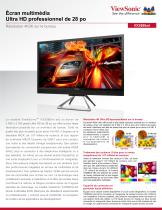 Écran multimédia Ultra HD professionnel de 28 po - 1