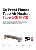 Explosion Proof Finned Tube Air Heaters type ERB