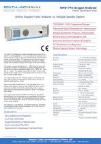 OMD-775 Online Oxygen Purity Analyzer