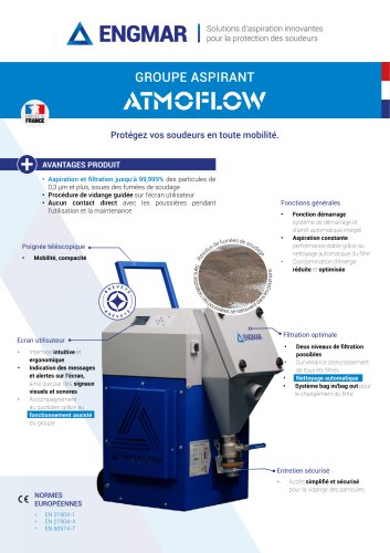 Fiche technique Groupe aspirant ATMOFLOW
