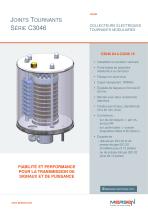 Joints tournants / Collecteurs électriques tournants modulaires Série C3046 - 1