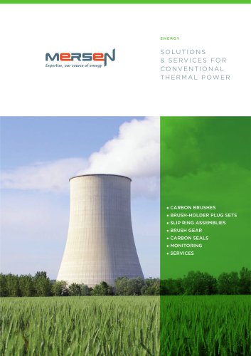 Solutions & services for conventional thermal power