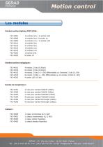 Modules E/S déportés Ethercat - 2