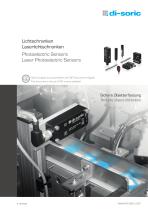 Photoelectric sensors – Laser Photoelectric Sensors