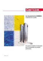 Gamme des produits GERICKE - 1