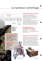 Le tamisage centrifuge - 2