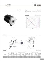 Moteur JK5524 à courant continu appliqué au frein électrohydraulique