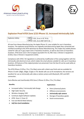 ATEX iPhone 15