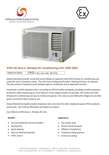 ATEX-WINDOW-AIR-CONDITIONER - AIR-EX-WM-26 - AIR-EX-WM-35 - AIR-EX-WM-46