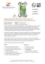 Product flyer explosion proof iPhone 15 (Ex Zone 1)