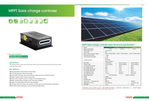 MPPT solar charge controller