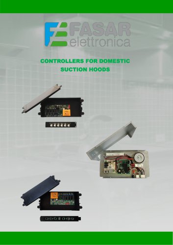 Controllers for domestic suction hoods