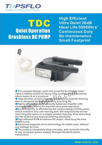 TDC QUIET DC PUMP