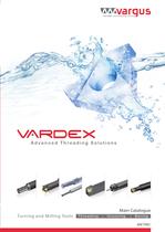 Vardex Thread Milling & Thread Turning Main Catalog