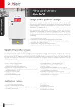 Fiche technique Aunilec Filtre actif unitaire FAFW FR - 1