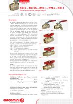 R910 – R910S – R911 – R913 – R914 - Vannes à sphère avec passage intégral - 1