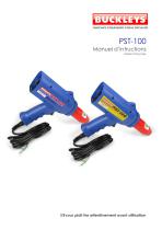 User Manual: PST100 AC spark tester - 1