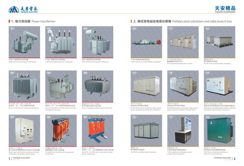 Power transformer and substation