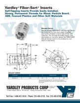 Fiber-Sert Die Cast Threaded Metal Insert