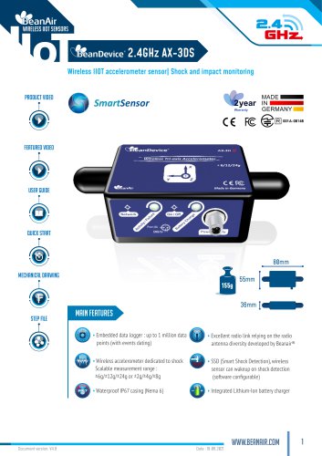 BeanDevice 2.4GHz AX3DS