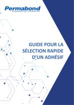 GUIDE POUR LA  SÉLECTION RAPIDE   D’UN ADHÉSIF