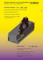 Fraises disques 382/383 et M310 - 1