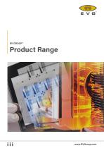 EVG Product Range Brochure