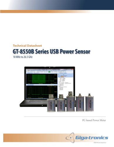 Giga-tronics GT-8550A Series USB Power Sensor Product