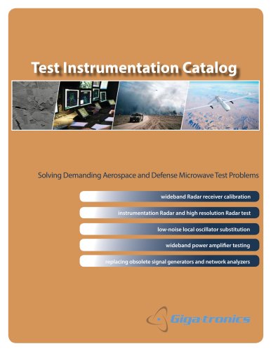 Giga-tronics Instrumentation Catalog