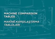 MACHINE COMPARISON TABLES (2025)
