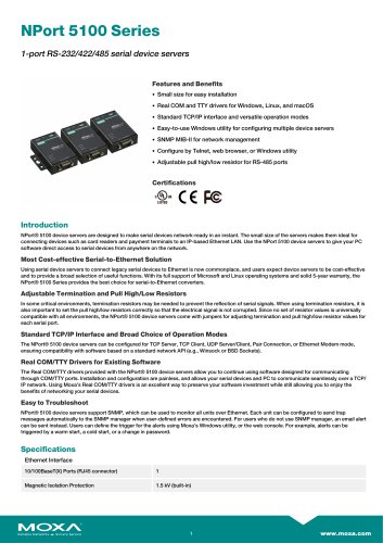 NPort 5100 Series
