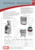 Eplucheuses / Découenneuses DC 460-DC 500-ADW400 - 2