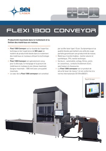 Flexi 1300 Conveyor - technical sheet