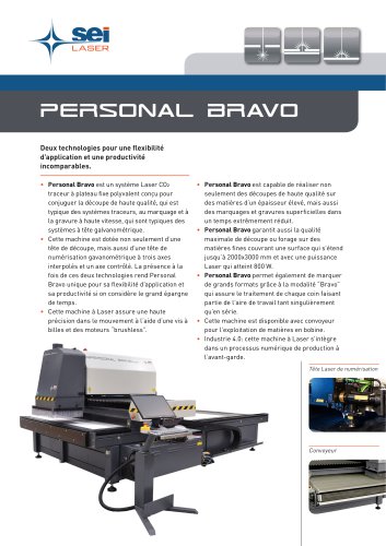 Personal Bravo - technical sheet