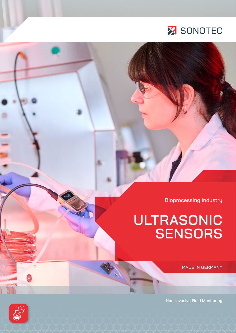 Ultrasonic Sensors for Bioprocess & Pharmaceutical Applications - SONOTEC GmbH